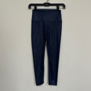 Carbon 38 navy animal pattern w/sparkle sz S 21” inseam excellent condition